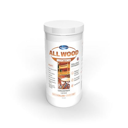 Seal-Once All Wood Brightener Powder, Rejuvenates and Restores Wood, 1 lb