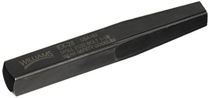 Williams EX-28 Extractor 21/32 Drill, Black - size: 21/32 Inch