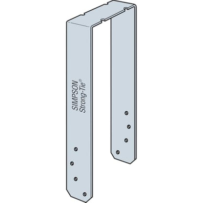 Simpson Strong-Tie SP4 SP 3-9/16 in. x 7-1/4 in. Galvanized Stud Plate Tie - size: 1 Each