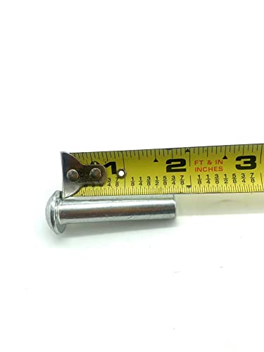 Replacement Wood Stove Door Hinge Pins, 3/8" x 1 3/4", Solid Steel (Set of 4)