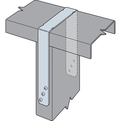 Simpson Strong-Tie SP6 SP 5-9/16 in. x 7-3/4 in. Galvanized Stud Plate Tie (Pack of 100)