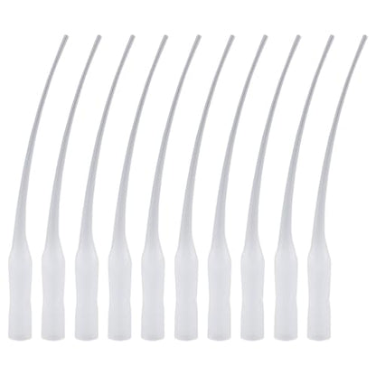 200pcs Glue Tips Plastic Glue Bottle Tips Glue Extender Precision Applicator for Hobby, Crafting, Lab Dispensing,Adhesive Dispensers
