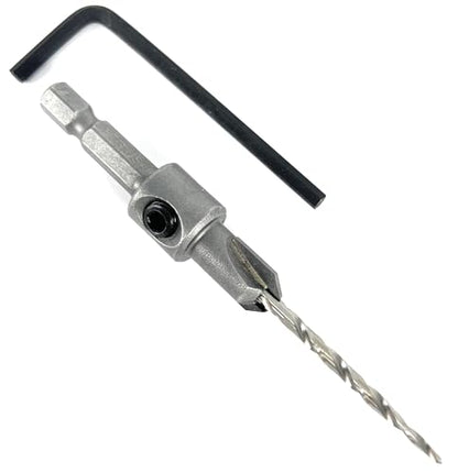 FTG USA #4 (7/64") TCT Tapered Wood Countersink Bit, Standard Flute - size: #4, style: Standard Flute w/o Depth Stop