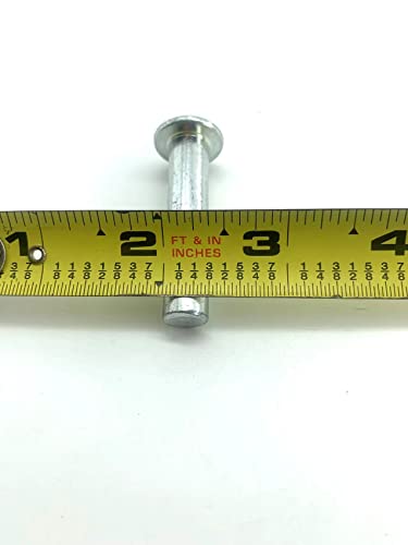 Replacement Wood Stove Door Hinge Pins, 3/8" x 1 3/4", Solid Steel (Set of 4)