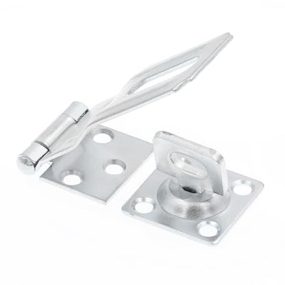Prime-Line U 117120 Door and Gate Safety Hasp Hinge Latch, 3-1/2 inch - color: Zinc