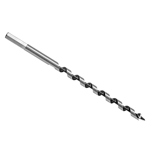 3/8" Diameter 3/8" Hex Shank 9" Ship Auger Drill Bit - size: 3/8 in