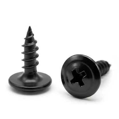 BCP Fasteners #8 x 1/2" Black Modified Truss Head Wood Screws, 100 Pack