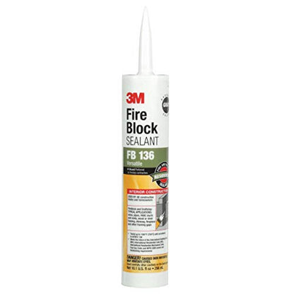 3M FB 136 10.1-oz. Fire Barrier Caulk - Quantity 12