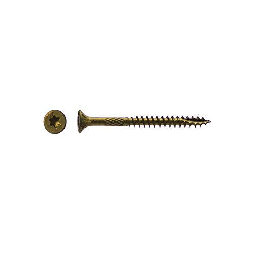 5# Bucket 8 x 1" Bronze T-20 Flat Head 1432/Bucket - size: 8x1", style: 5LB