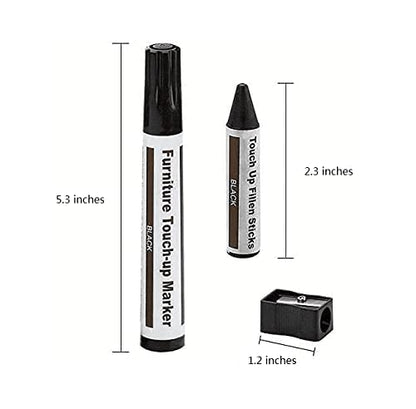 DAIXISM Furniture Repair Kit Wood Markers Wax Sticks, for Stains, Scratches, Wood Floors, Tables, Desks, Carpenters, Bedposts, Touch Ups, and Cover Ups (21)