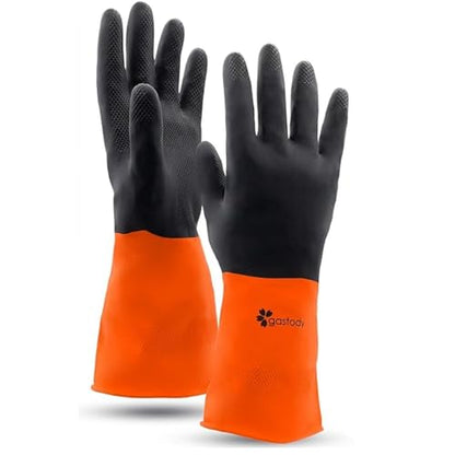 Gastody™ - Chemical Resistant Gloves, Reusable,Heavy Duty Safety Work Gloves,Resist Acid,Oil,Alkali - S-M-L-XL-XXL Size - size: X-Large, style: Set of 1 Pair