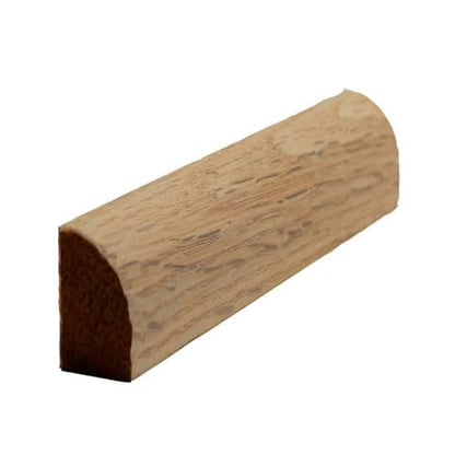 EWQR13 Quarter Round 1/2" x 3/4" Moulding Trim. Unfinished, Poplar, 42" - color: Poplar, size: 42 inches