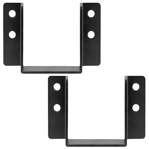 2 PCS 6x8 Face-Mount Joist Hanger, Pergola Wall Mount Bracket - size: Fits 6x8 Wood