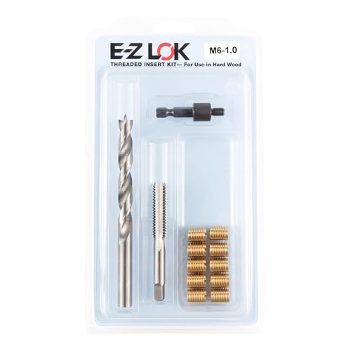 E-Z LOK Thread Repair Kit, M6-1.0 - size: M6-1.0, style: Brass