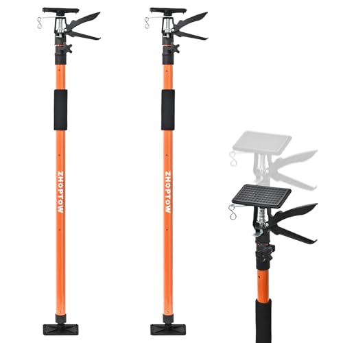 Adjustable Support Pole - Cabinet Jack, Drywall Lift, 45"-114" Adjustable Height, Supports Up to 154lbs, 3rd Hand,Cabinet Jacks for Installing cabinets,Ceiling, Cargo Bars - size: 45"-114" 2PC