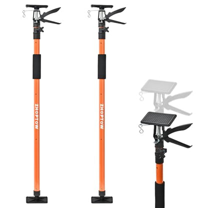Adjustable Support Pole - Cabinet Jack, Drywall Lift, 45"-114" Adjustable Height, Supports Up to 154lbs, 3rd Hand,Cabinet Jacks for Installing cabinets,Ceiling, Cargo Bars - size: 45"-114" 2PC