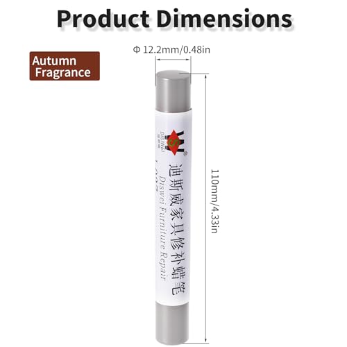 Wood Filler Sticks, Autumn Fragrance, Scratch Repair Crayons - color: Autumn Fragrance