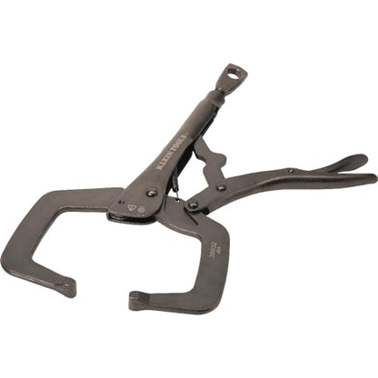 Klein Tools 38632 C-Clamp Locking Pliers with Standard Jaws, Intuitive Thumb Knob, Adjustable Clamp for Home, Shop, Woodworking, 11-Inch - style: 11-In Standard Jaw