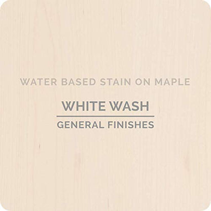 General Finishes Water Based Wood Stain, 1 Quart, Whitewash - color: Whitewash, size: 1 Quart