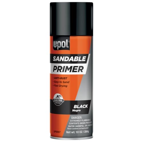 U-POL Sandable Primer, Fast-Drying, Black - color: Black