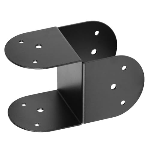 GBGS 8 Pack 4x4 Post Connector,Extender Bracket,14 Gauge,Black