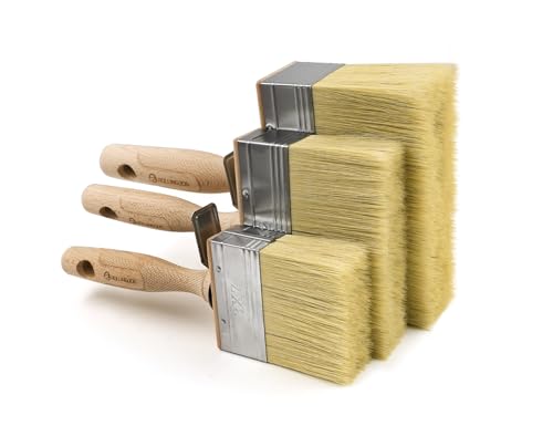 ROLLINGDOG Deck Stain Brush Set - size: 2.7",4.5",6"