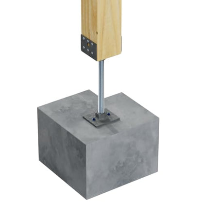 Simpson Strong-Tie PPBF44 PPBF Adjustable Porch Post Base for 4x4