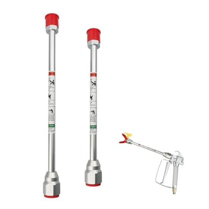 Airless Paint Sprayer Spray Gun Tip Extension Pole Rod Airless Sprayer Gun Spray Painting Wand (16+24inch) - color: 16+24inch
