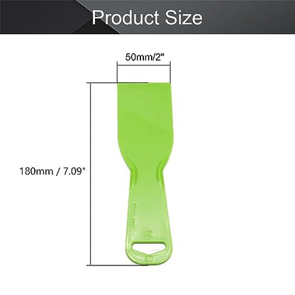 2 Inch Plastic Putty Knife, 3Pcs Flexible Paint Scraper Tool for Spackling - size: 2 inch