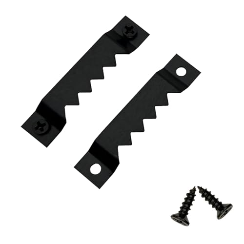 30 Pack Large Sawtooth Picture Hangers (Black, Supports 50 lbs) - color: Large Black - 30 Pack