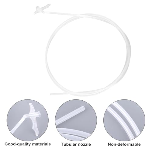 2pcs Spray Foam Nozzle Extension Tubes with Adjustable Spray Tips, 2m/78.74in PE Universal Expanding Long Reach Hose for Caulking Insulation Painting & Sealing Spraying Can Replacement
