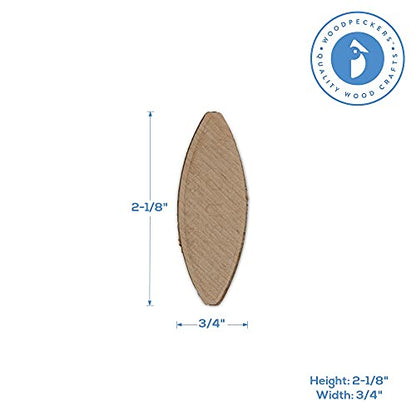 Wooden Joiner Biscuits Size 10, 500 Pieces by Woodpeckers - size: Size 10