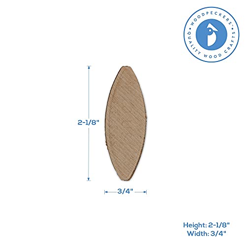 Wooden Joiner Biscuits, Size 10, Pack of 100 Pieces, Premium Birch Wood Joining Biscuits for Strong & Precise Joints - size: Size 10