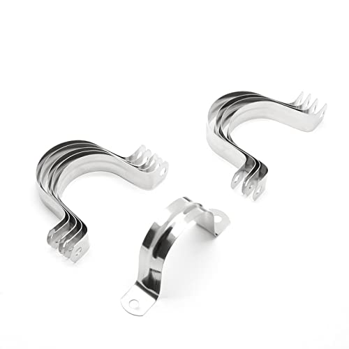 10Pcs 2-3/8 Inch Stainless Steel Conduit Clamps - size: 2-3/8" / 60mm