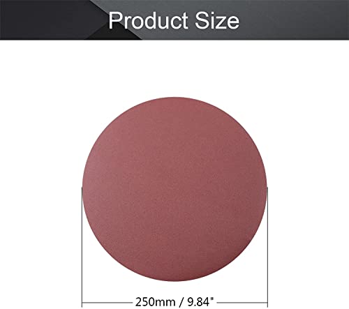 Heyiarbeit 10pcs 10" 250mm Sanding Discs 150 Grits Self Stick Adhesive Back Aluminum Oxide Sandpaper - style: 150#