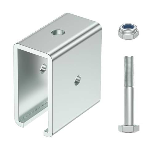 SKTREX Strut Channel Connector Extend Bracket Connection for use with 1-5/8" Wide and 1-5/8" Height Strut Channel - style: 1 pack Connector Extend Bracket