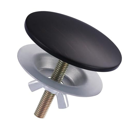 ALEASHA Kitchen Sink Hole Cover, Faucet Hole Cover for Kitchen Sink, Tap Hole Plate Stopper Cover Blanking Brass Metal Plug, Oil Rubbed Bronze - color: Oil Rubbed Bronze