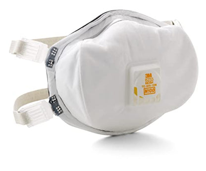 3M Particulate Disposable Respirator 8233, NIOSH APPROVED, N100, 1 Piece