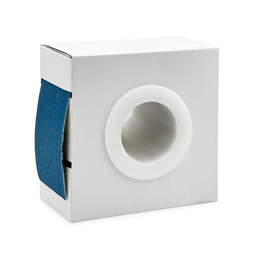 High Ground Ceramic Sanding Roll with Holes, Blue, 2.75 inch x 13 Yards, Hook and Loop, Perforated (220 Grit) - style: 220 Grit