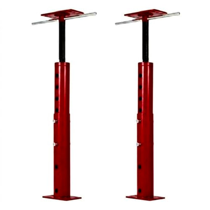 OUTLANE House Floor Jacks, 2 Pack 19"-36" Adjustable Jack Post 18000 LBS - color: Red, size: 19"-36"