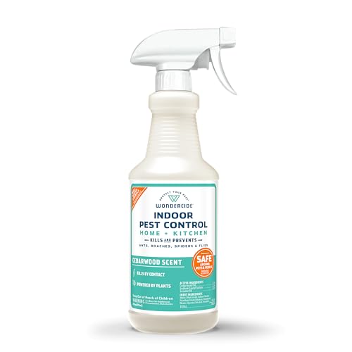Wondercide - Indoor Pest Control Spray for Home & Kitchen Cedarwood 16 oz - size: 16 Fl Oz (Pack of 1)