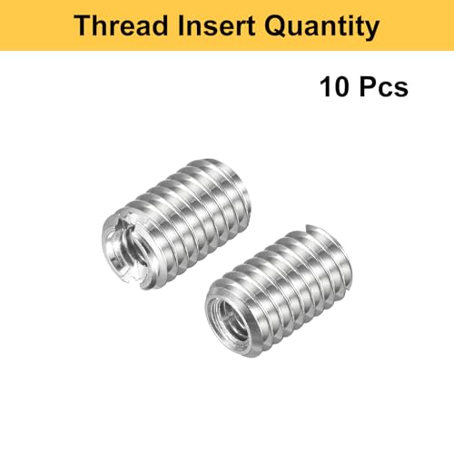 HARFINGTON 10pcs Thread Repair Inserts M5 x 0.8 Male to M3 x 0.5 Female Thread 8mm Long Stainless Steel Reducing Nuts Metric Self Tapping Sleeves Threaded Reducer Industrial Fasteners - size: M5 x 0.8 Male to M3 x 0.5 Female x 8mm