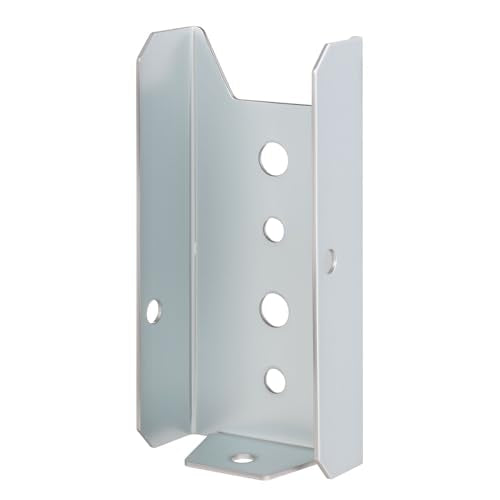 100 Pack 2x4 Fence Brackets for Wood Rail, 18 Gauge