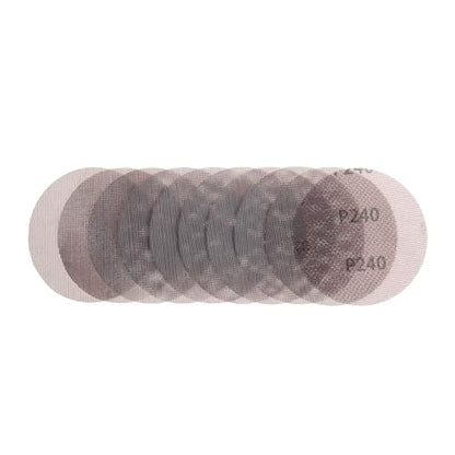 5 Inch Hook and Loop Dust Free Net Sanding Mesh Discs for Drywall Sander Car Wood Drywall Metal Polishing & Grinding Anti-Blocking Sand Abrasive Sheet 10PCs (Grit 240) - style: Grit 240