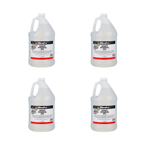UltraPro Food Grade Mineral Oil for Lubricating and Protecting Cutting Board, Butcher Block, Stainless Steel, Knife, Tool, Machine and Equipment (4-1 Gallon Jugs) - size: 4 x 128 Fl Oz