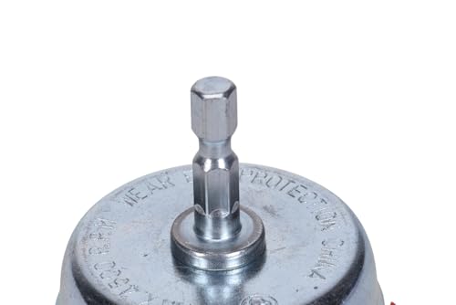 Century Drill & Tool 77231 Nylon Abrasive Cup Brush, 3", Coarse - size: 3" Coarse
