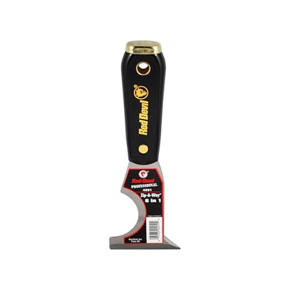 RED Devil 4251 6-in-1 Painters Tool: Scraper, Putty Knife, Roll Cleaner, Nail Setter, Gouger, Spreader, Open Paint Cans - style: 1 - Pack