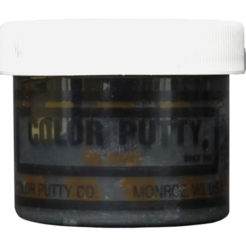3.68 oz Color Putty 134 Ebony Color Putty Oil-Based Putty - color: Ebony, size: 3.68-Ounce