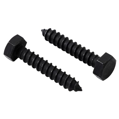 LIONMAX 30-PCS Lag Bolts, 5/16" x 1-1/2" Stainless Steel Black Lag Screws - size: 5/16" x 1-1/2"