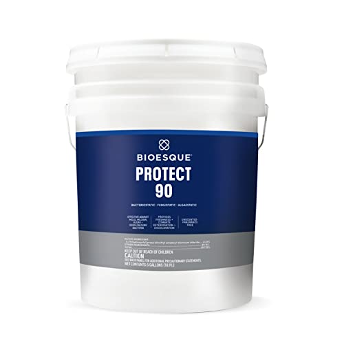Bioesque Protect 90, Bacteriostatic, Fungistatic, Algaestatic Formula, Effective Against Mold, Mildew, Algae, & Odor Causing Bacteria, 5 Gallon (Pack of 1) - size: 5 Gallon (Pack of 1)